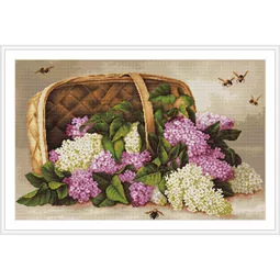 Basket of Lilacs