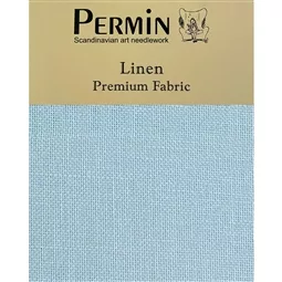 Permin 28 Count Linen - Blue