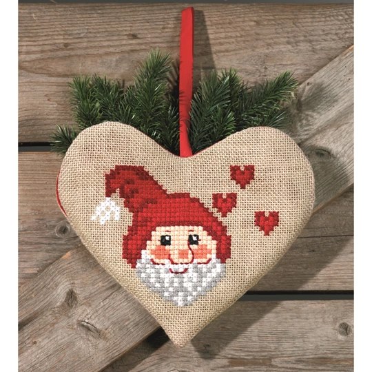 Santa Claus Heart Bag