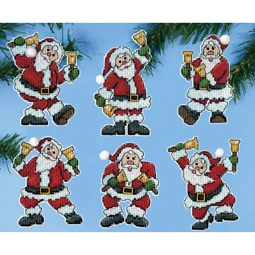 Santa Bells Ornaments