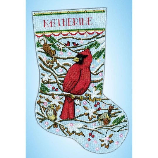 Cardinal Stocking