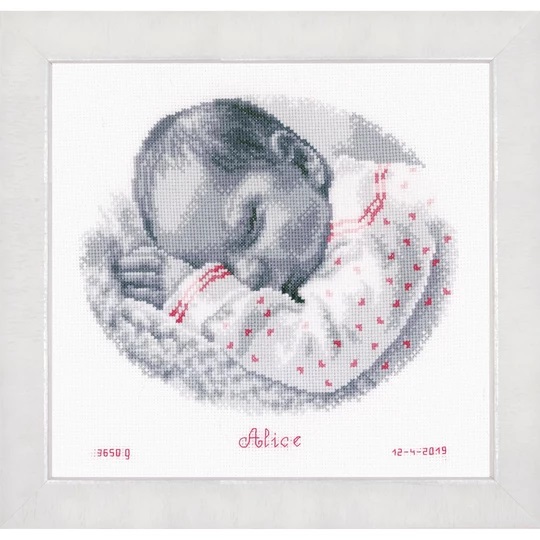 Sleeping Baby Birth Record 