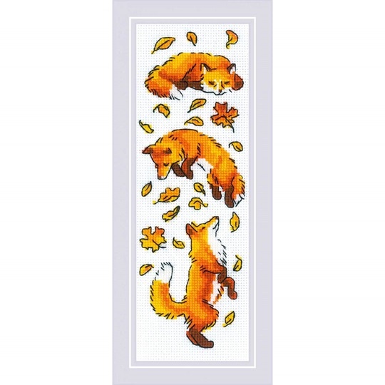 Foxes in Leaves