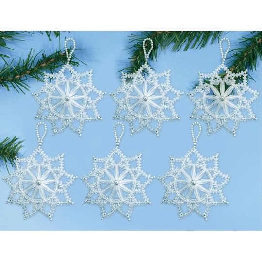 Crystal Christmas Flower Ornaments