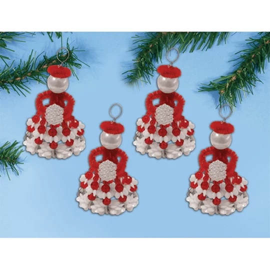 Winter Girls - Red Ornaments