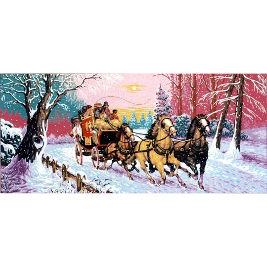 Three Horse Sleigh