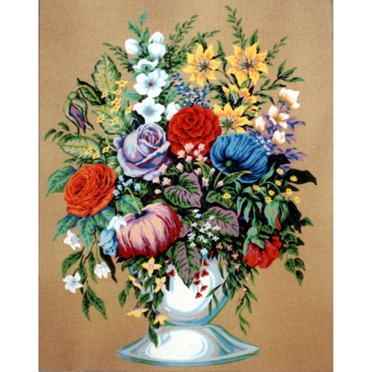 Bouquet in a White Vase