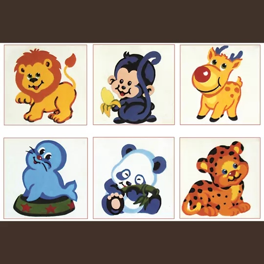 Collection of Six Animals B