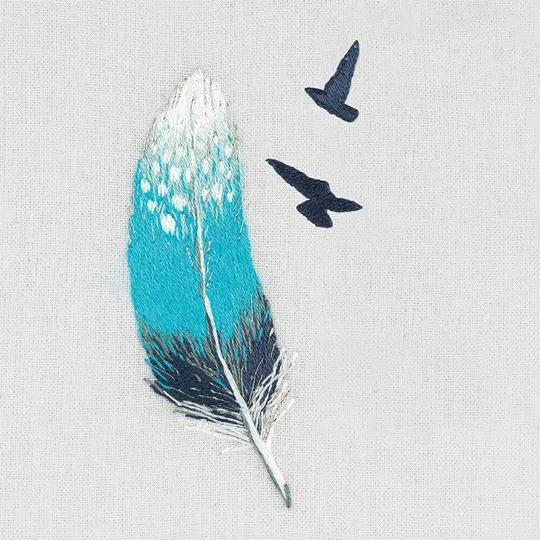 Blue Feather