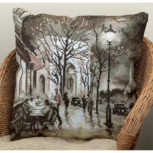 Nocturnal Lights of Paris Pillow