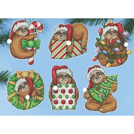 Sloth Ornaments