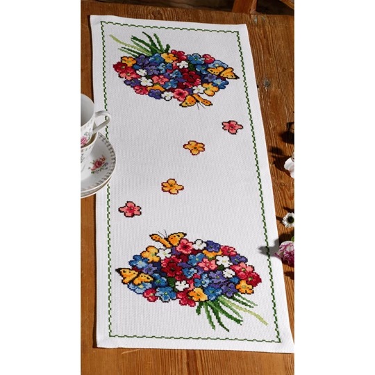 Bright Flowers Runner