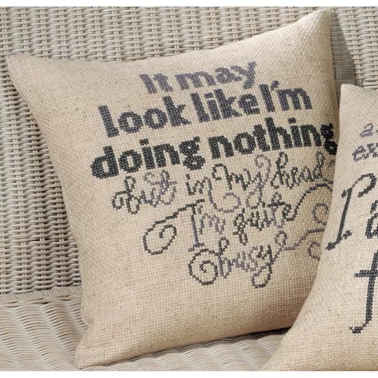 Quite Busy Pillow