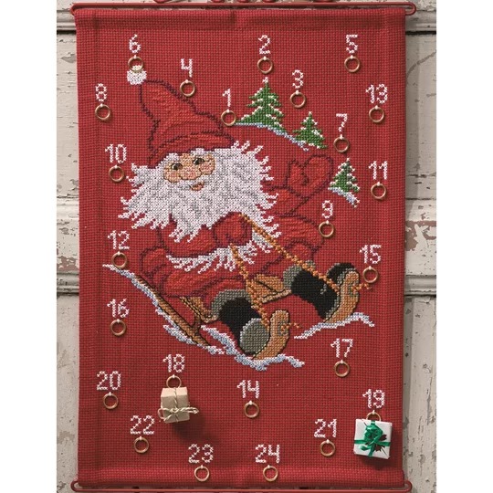 Santa Toboggan Advent