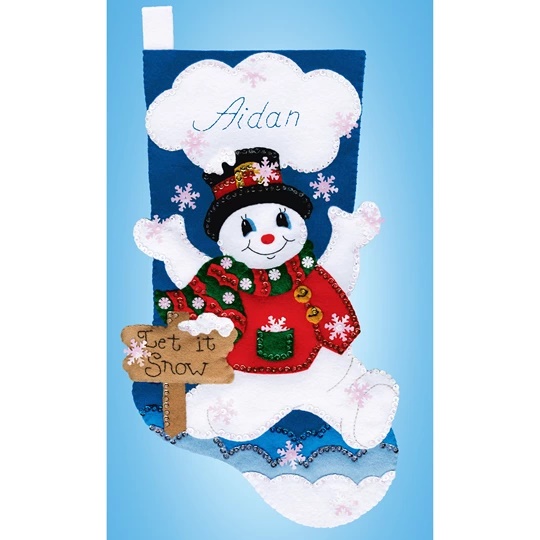 Let it Snow Stocking