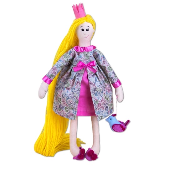 Rapunzel with a Bird