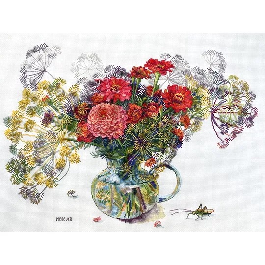 Zinnia and Dill