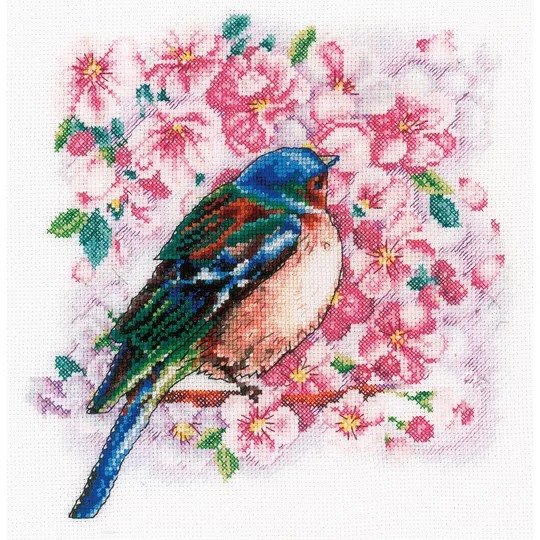 Bird Between Blossom 