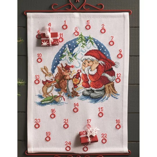 Santa Receives Gifts Advent