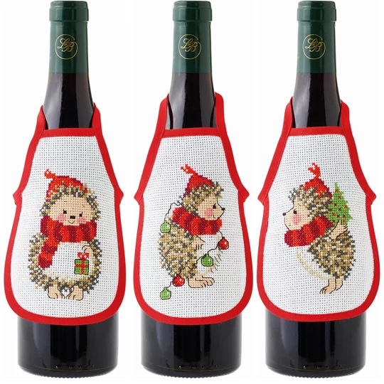 Hedgehog Wine Aprons