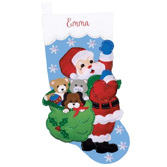 Santa Toy Bag Stocking