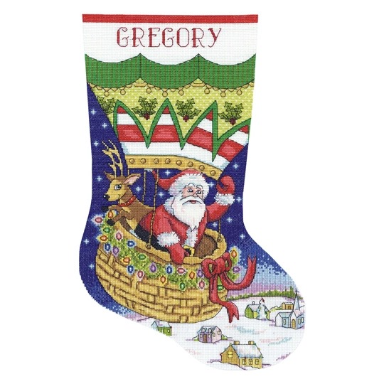 Balloon Ride Stocking