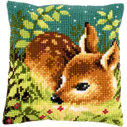 Deer in the Grass Cushion 