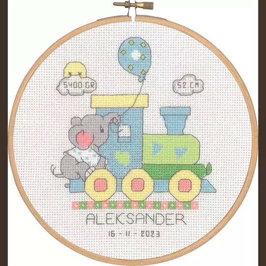 Baby Train with Hoop