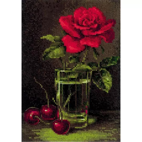 Rose and Sweet Cherry