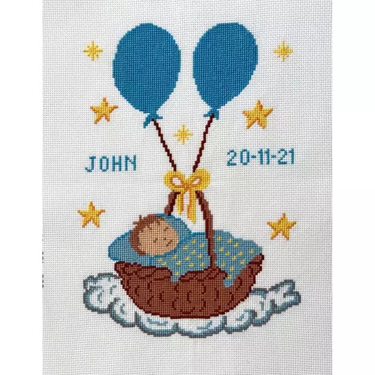 Blue Baby Basket