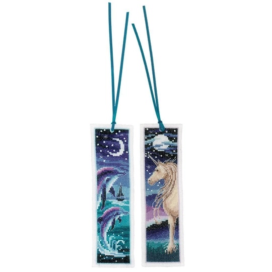 Dolphin and Unicorn Bookmarks 