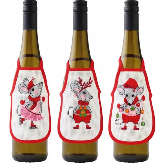 Christmas Mice Aprons