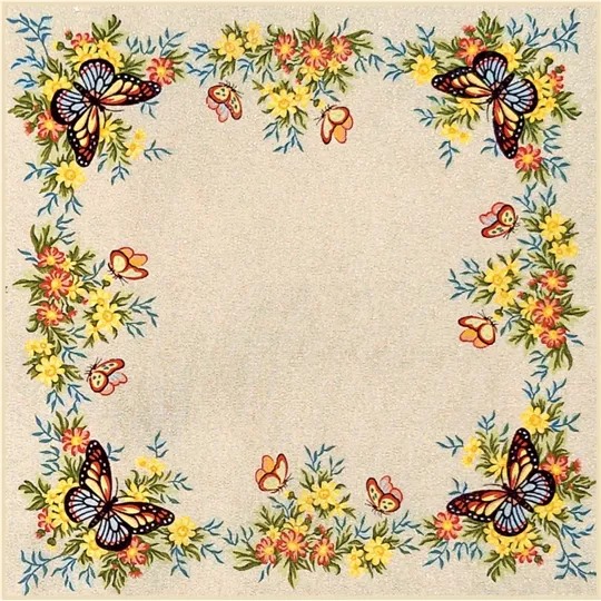 Butterfly Summer Tablecloth