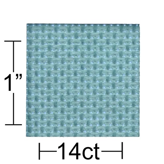 14 count Light Blue Aida 15 x 18 Inches