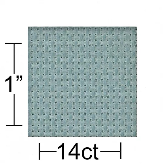 14 count Light Blue Aida 30 x 36 Inches