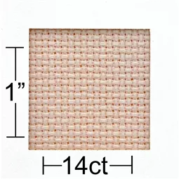 14 count Light Pink Aida 30 x 36 Inches