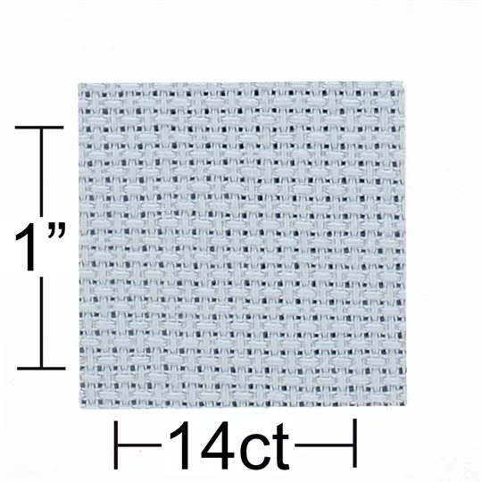 14 count Barely Blue Aida 30 x 36 Inches