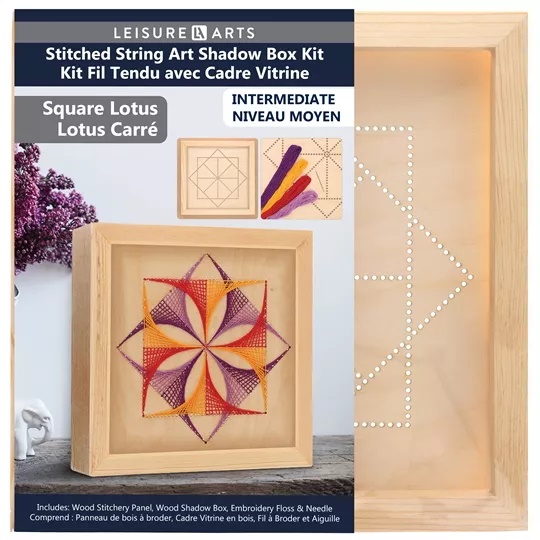 Shadow Box Square Lotus