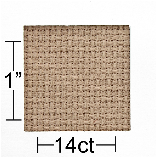 14 count Beige Aida 30 x 36 Inches