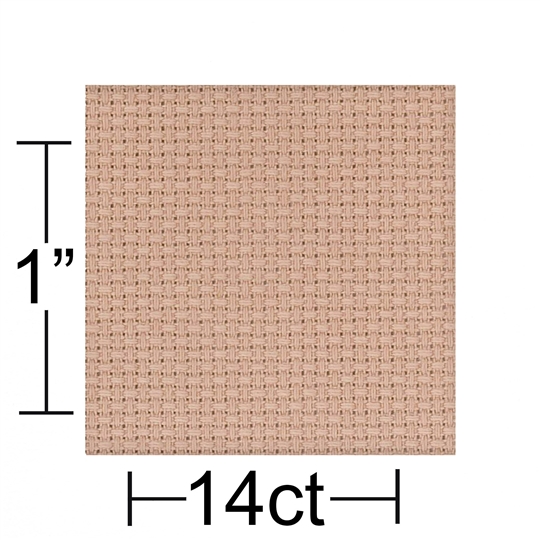 14 count Taupe Aida 30 x 36 Inches