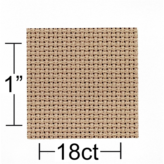 18 count Beige Aida 30 x 36 Inches