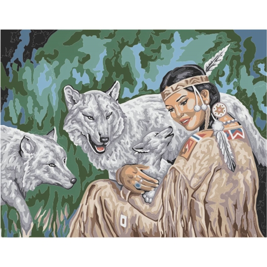 Lady and Wolves