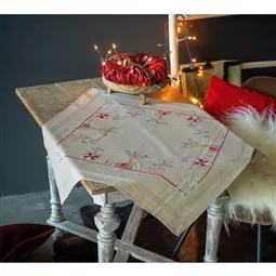 Reindeer and Stars Tablecloth 