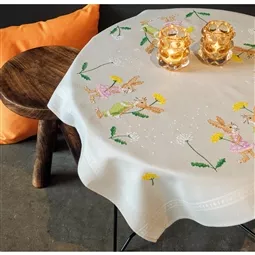 Easter Rabbits Tablecloth 