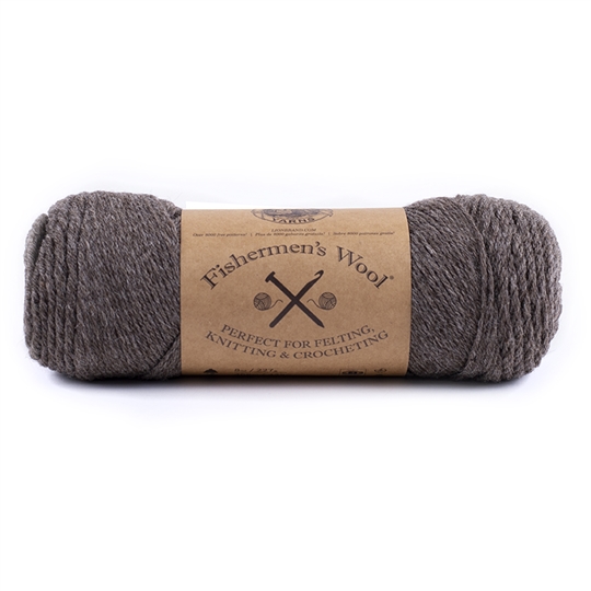 Fishermen's Wool - Brown Heather 225g