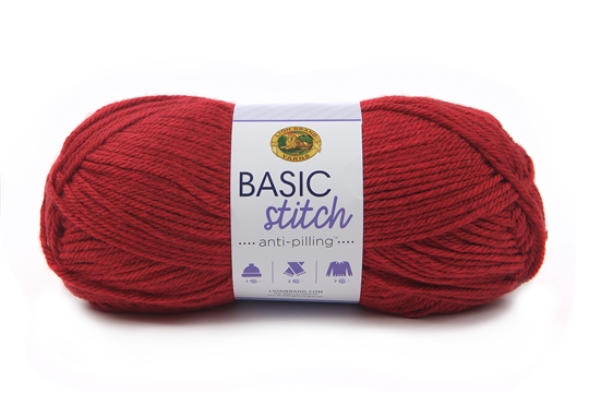 Basic Stitch Anti Pilling - Red Heather 100g