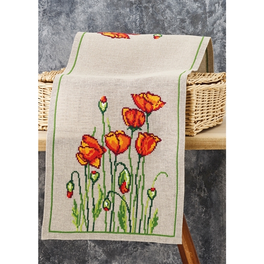 Wild Poppies Runner