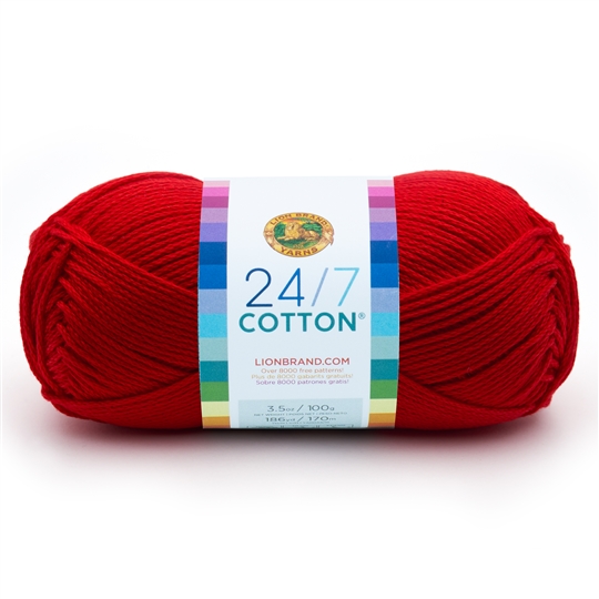 24/7 Cotton - Red 100g