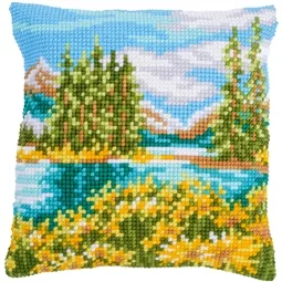 Lake Scene Cushion 