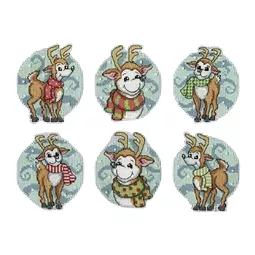 Reindeer Circle Ornaments